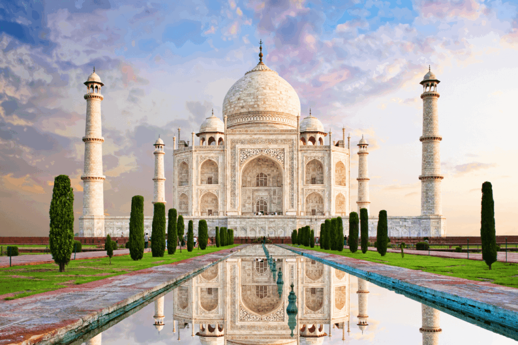 Taj Mahal in Agra by PAJASA 