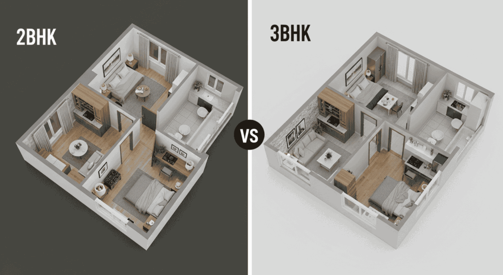 2bhk vs 3bhk