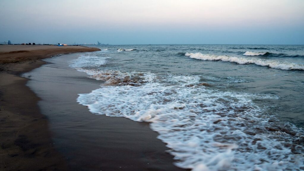 Marina Beach in chennai by PAJASA