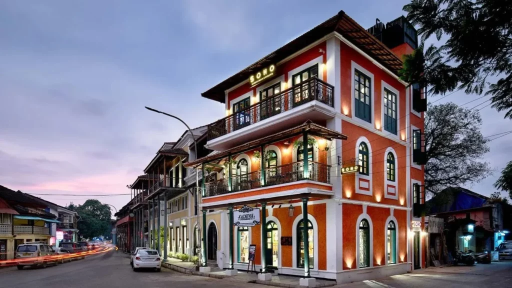 vibrant lanes of Fontainhas in Panaji in Goa by PAJASA