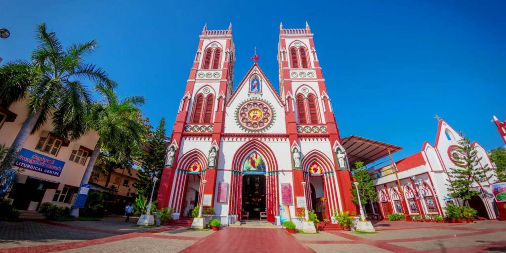 Basilica of the Sacred Heart of Jesus in Pondicherry by PAJASA