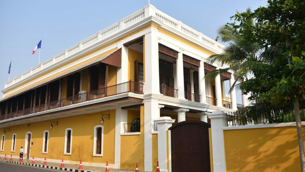 French Quarter in Pondicherry