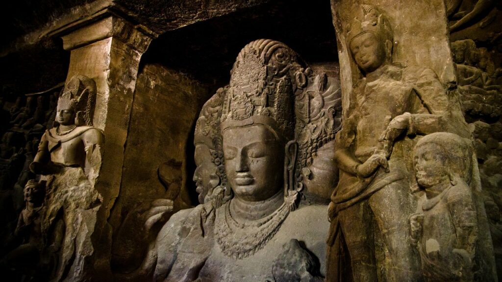 Elephanta Caves Near Mumbai by PAJASA