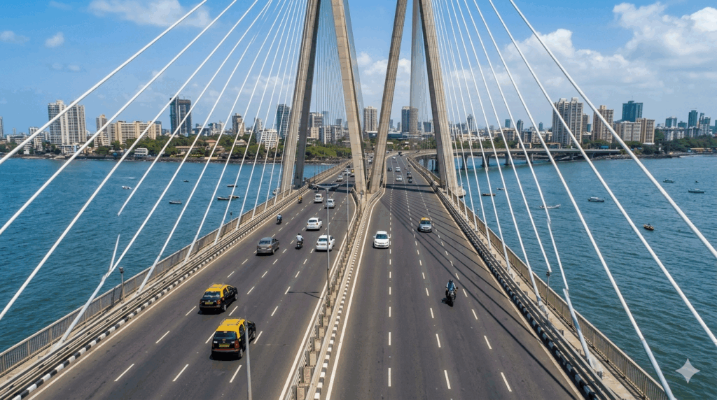 Bandra Worli Sea Link by PAJASA
