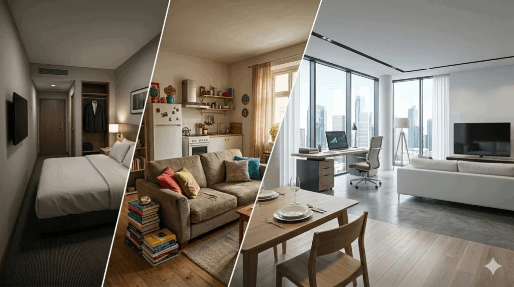 Service-apartments-vs-hotels-vs-airnb-by-PAJASA