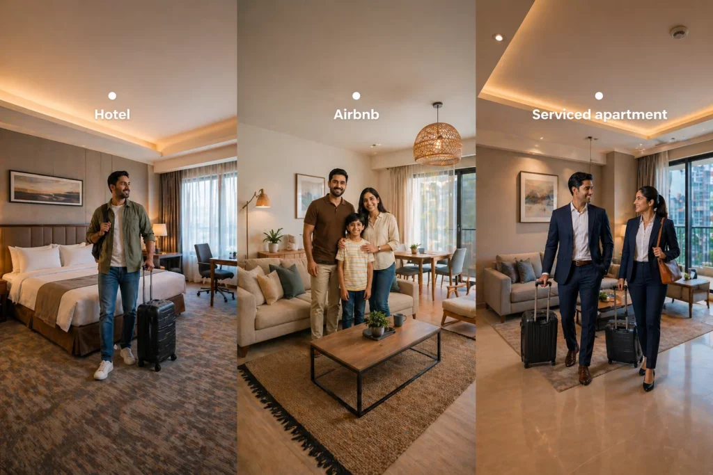 Hotels vs Airbnb vs Serviced Apartments by PAJASA
