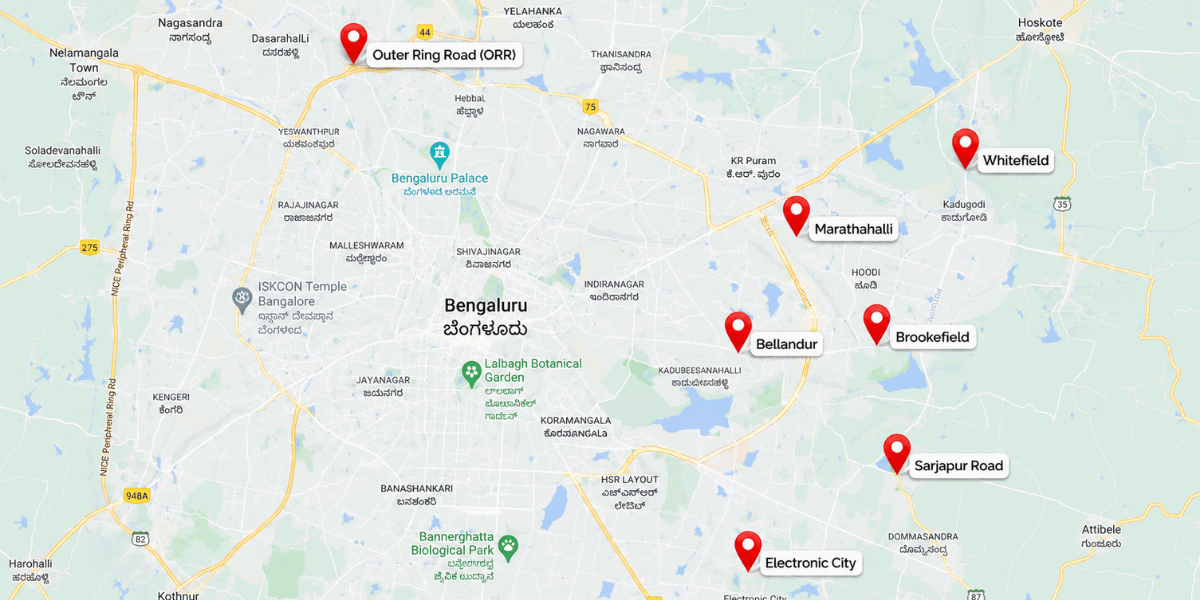 Best Locations for Corporate Housing in Bangalore