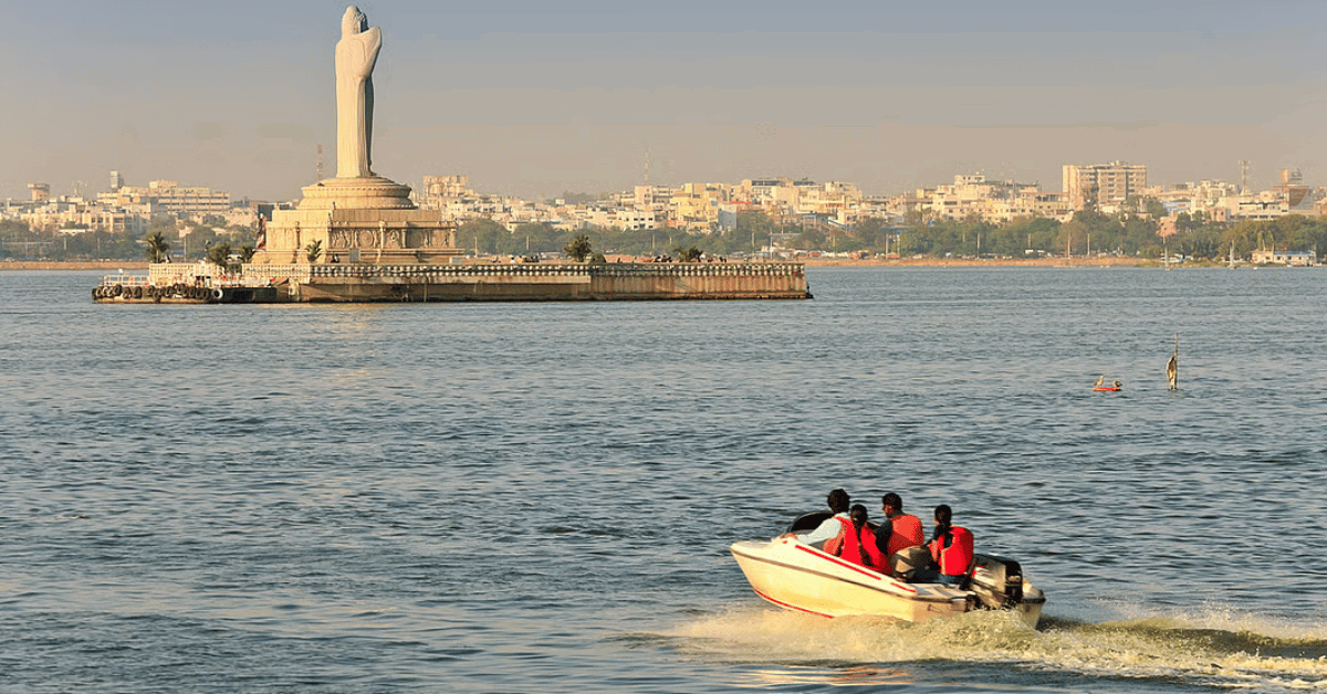 Boating at Hussain Sagar Lake Hyderabad