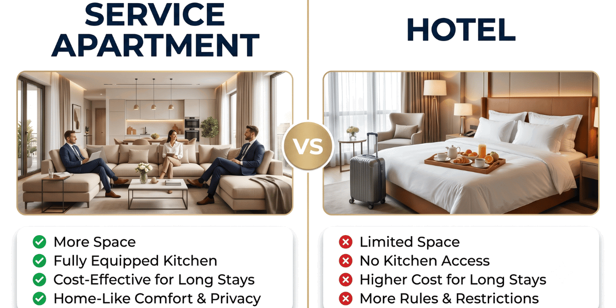 Hotels vs Serviced Apartments in SEEPZ Andheri - PAJASA Apartments