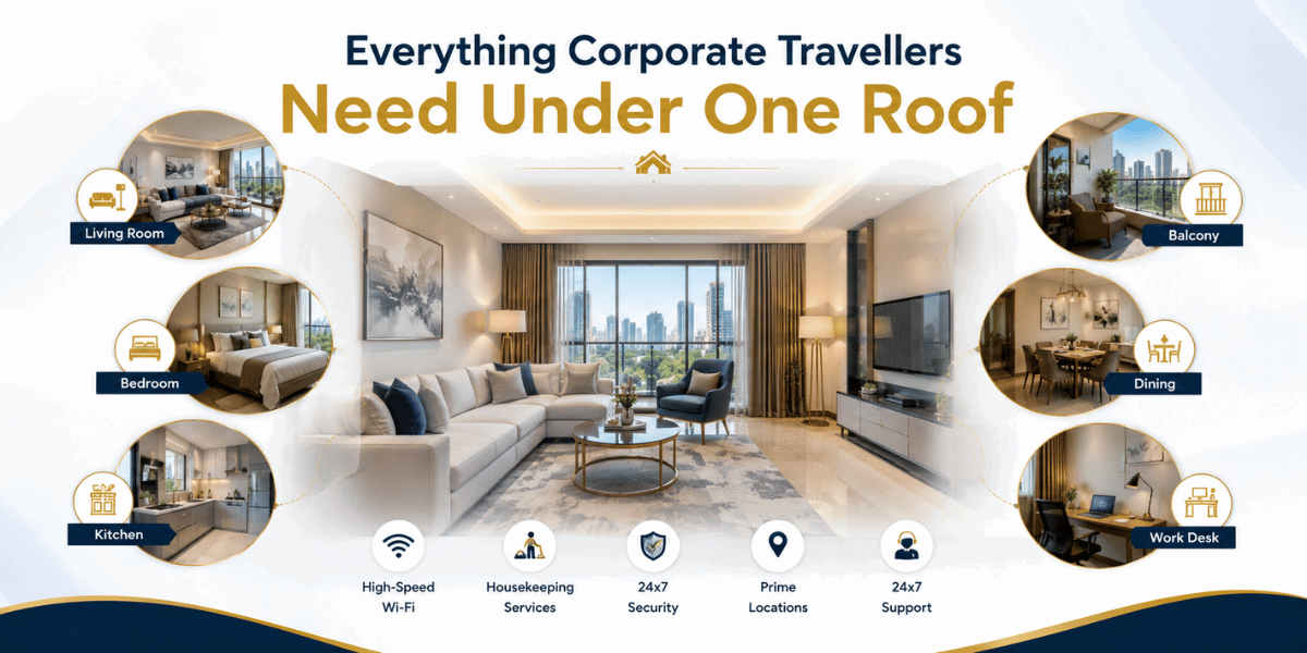 Serviced Aapartments Near Nesco IT Park - PAJASA Apartments