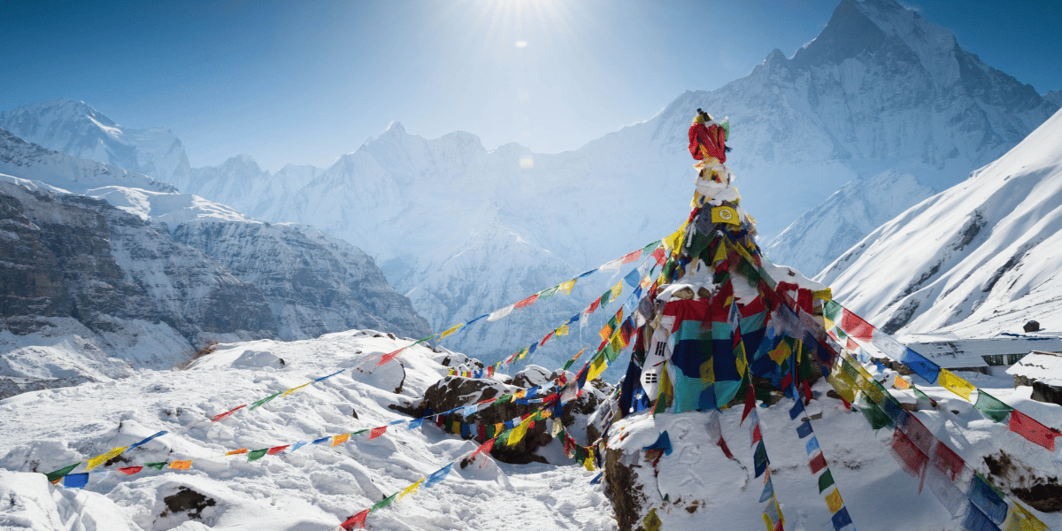 Annapurna Region Nepal trekking trails and Himalayan mountain villages